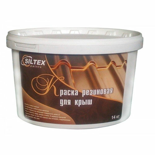 Краска резиновая для крыш "SILTEX", 7 кг