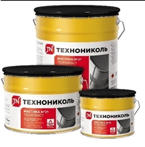 Мастика кровельная ТЕХНОНИКОЛЬ №21 (Техномаст) 10 кг, ведро