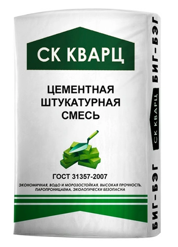 Цементная штукатурная смесь, 1000 кг