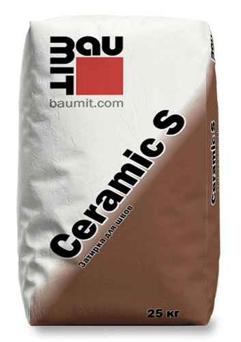 Цветная затирка для швов Baumit Ceramic S Антрацит, 25 кг