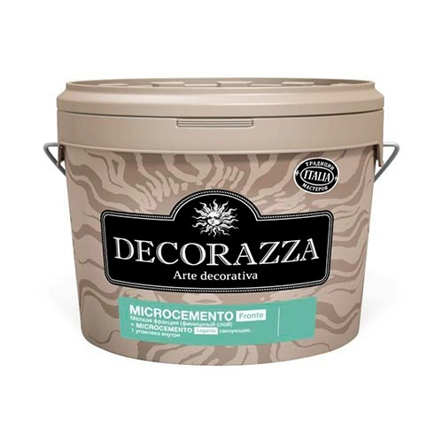 Decorazza Microcemento Fronte Legante Декоративное покрытие с эффектом бетона, мелкая фракция, 15.3 кг
