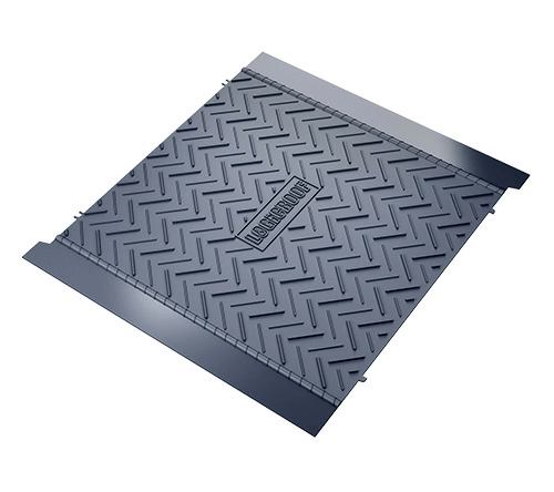 ПВХ дорожка LOGICROOF WalkWay Puzzle серая (СЕ), 600х600