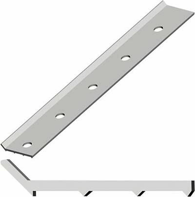 Рейка краевая алюминиевая TERMOCLIP, 2 м