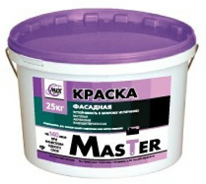Краска фасадная "MASTER", 14 кг