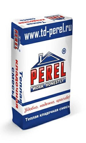 Теплоизоляционная кладочная смесь Perel TKS 6020, мешок, 20 кг