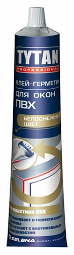 Клей-герметик для окон ПВХ Tytan Professional белый 200 г