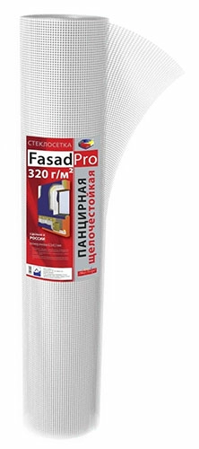 Стеклосетка панцирная FASADPro 320г/м2