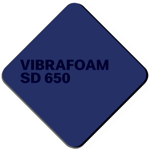 Эластомер Вибрафом (Vibrafoam)  SD 650 темно-синий (2м х 0,5м x 12,5мм) 1м2