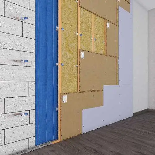 Каркасная система звукоизоляции стен «Барклайн Барьер Кварц Плюс»