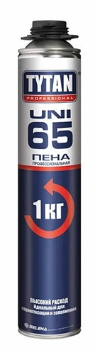 Пена профессиональная Tytan Professional 65 UNI 750 мл. выход 65 л