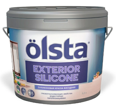 Фасадная силиконовая краска EXTERIOR SILICONE, база А, 2.7 л