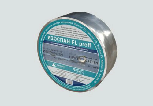 Изоспан FL Proff, 25 м, Металлизированная усиленная соединительная лента