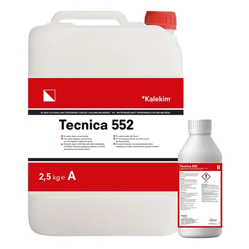 Матовое финишное полиуретановое покрытие на водной основе Tecnica 552 B 0,5 кг, Kalekim