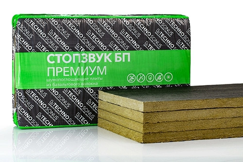 Плита шумопоглощающая Стопзвук БП Премиум (1,2 м х 0,6 м х 50 мм) 2,88 м2