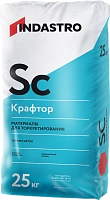 Крафтор SC30-2,5 W, 25 кг, Армированный полимерной фиброй торкрет ремонтный состав, Indastro