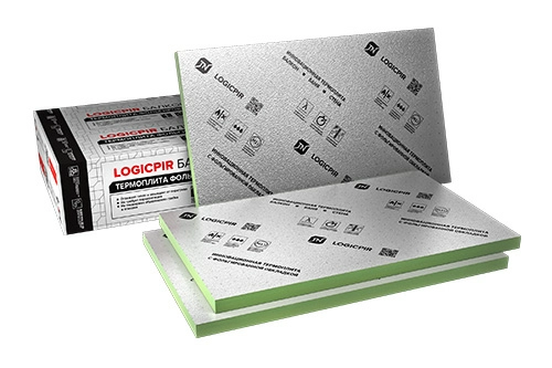 Утеплитель/Теплоизоляция LOGICPIR Балкон Ф/Ф Г4 1200х600х50 , Технониколь, PIR-плита теплоизоляционная
