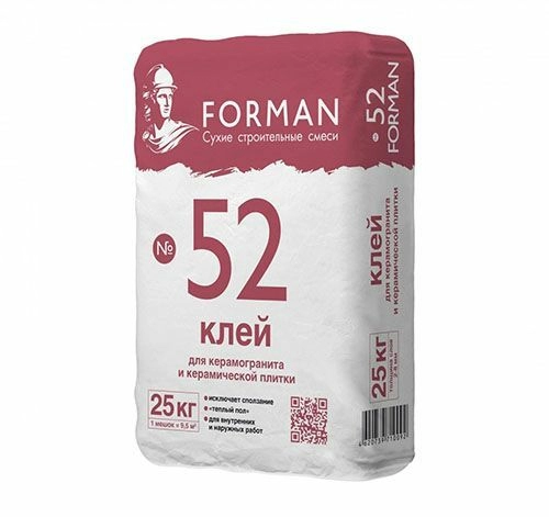 Клей для керамогранита Форман 52 - 25кг