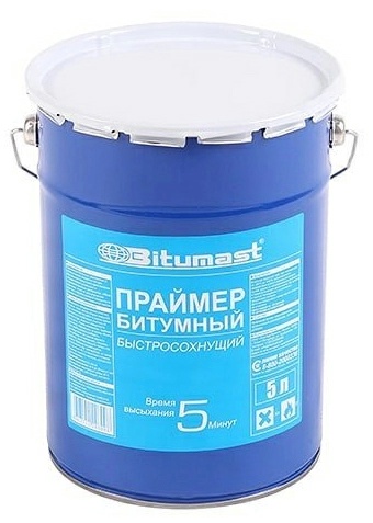 Праймер битумный быстросохнущий Bitumast 21,5 л, ведро