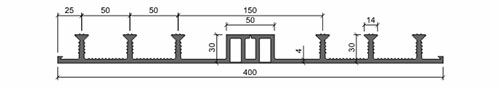 Гидрошпонка АКВАСТОП тип ДО-400/50-6/30 ПВХ-П