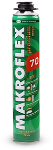 Пена профессиональная Мakroflex ShakeTec Premium Mega 870 мл.