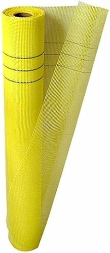 Сетка стеклотканевая фасадная Kolotek (5x5 мм) желтая (145г/м2) 25 м