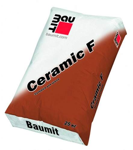 Цветная затирка для швов Baumit Ceramic F Серый, 25 кг