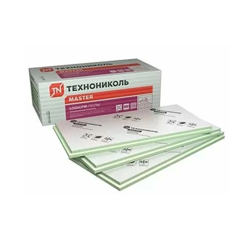 LOGICPIR Полы ФЛ/ФЛ L- 1,90х0,6х50, Технониколь, PIR-плита теплоизоляционная с Г-образной кромкой