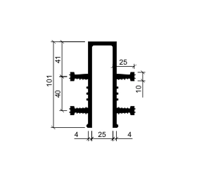 Гидрошпонка АКВАСТОП тип ДЗ-100/25-4/25 EPDM (резина)