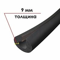 Трубка K-Flex ST IN CLAD black 9х42, толщина 09 мм, длина 1 метр – ТСК Дипломат