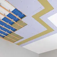 Каркасная система звукоизоляции потолка «Барклайн Барьер Плюс Мембрана 4К»