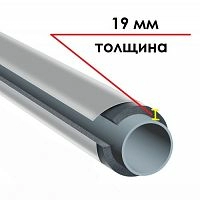 Теплоизоляционная трубка K-Flex ST IC CLAD SR 19х133, стеклотканевая фольгированная, толщина 19 мм, длина 1 метр – ТСК Дипломат