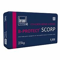 B-Protect SCORP, 25 кг, Сульфатостойкий штукатурный ремонтный состав, Bergauf