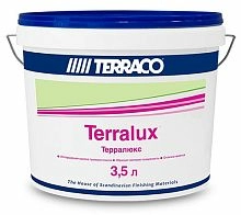 Акриловая краска Terraco универсальная с повышенной износоустойчивостью TERRALUX 3,5 л ведро – ТСК Дипломат
