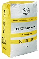 Рекс Эласт, плиточный клей серый, 25 кг, мешок