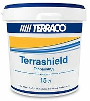 Акриловая краска Terraco для фасадных работ TERRASHIELD 15 л – ТСК Дипломат