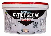 Краска Стандарт акриловая супербелая, 40 кг