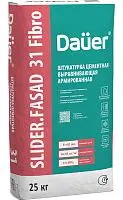 Штукатурка цементная SLIDER FASAD 31 Fibro выравнивающая армированная 25 кг