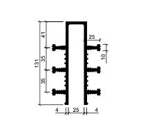 Гидрошпонка АКВАСТОП тип ДЗ-130/25-6/25 EPDM (резина) – ТСК Дипломат