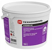Силиконовая декоративная штукатурка «короед» ТЕХНОНИКОЛЬ 401, цветовая группа 3