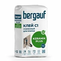 KERAMIK PLUS, 25 кг, Смесь сухая клеевая С1, Bergauf