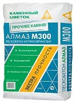 Пескобетон М300 (крупнозернистый) АЛМАЗ, Каменный цветок, 40 кг – ТСК Дипломат