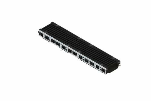 Лоток водоотводный пластиковый PolyMax Drive ЛВ-15.21.15-ПП с РВ "щель" ВЧ кл. D (к-т) 08200343-М, класс D400, комплект, Стандартпарк