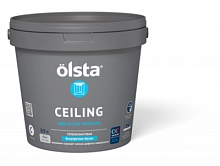 Краска интерьерная Olsta Ceiling для потолка матовый супербелый 2,7 л – ТСК Дипломат