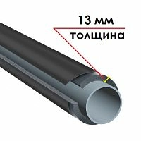 Трубка для теплоизоляции K-Flex ST IC CLAD BK 13x160, толщина 13 мм, длина 1 метр – ТСК Дипломат