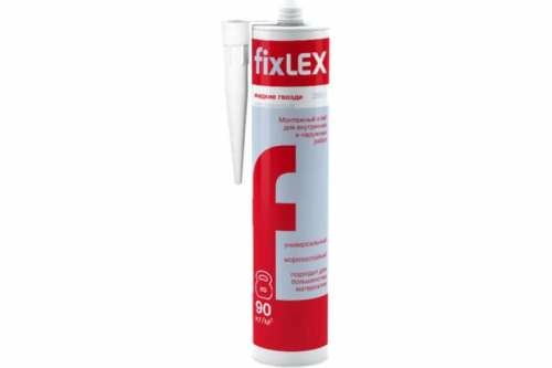 FixLEX прозрачный, 260 гр (картридж), Клей монтажный, Bostik – ТСК Дипломат