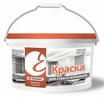 Краска для стен и потолков акриловая, белая, 45 кг ведро – ТСК Дипломат