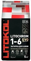 Затирка LITOCHROM 1-6 EVO, Оттенок LE.120 Жемчужно-серый, мешок, 5 кг, LITOKOL – ТСК Дипломат