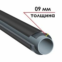 Трубка для теплоизоляции K-Flex ST IC CLAD BK 9х114, толщина 09 мм, длина 1 метр – ТСК Дипломат