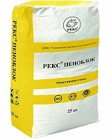 Пеноблок Рекс клей монтажный для пеноблоков, 25 кг, мешок – ТСК Дипломат