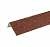 Наличник оконный металлический, терракотовый, упаковка 10 шт., Технониколь HAUBERK
